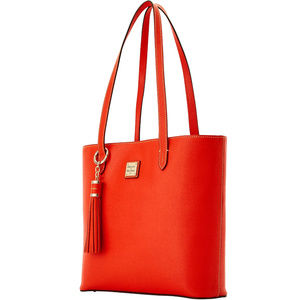 Dooney & Bourke Red Hadley Saffiano Tote, EUC